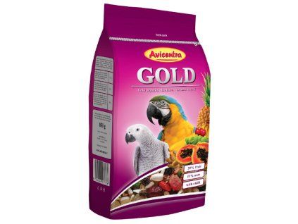 Avicentra Gold veľký papagáj 850g