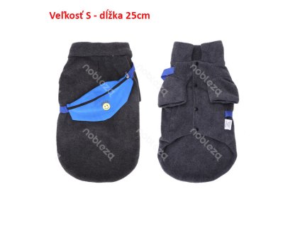 Kabát s ľadvinkou pre psa Nobleza S 25cm