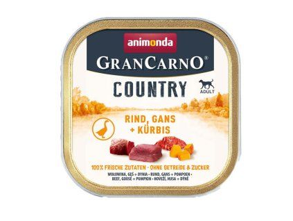 Animonda GranCarno Country Adult - Hovädzie, hus a tekvica 150g