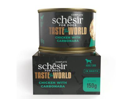 Schesir Dog Taste the World - Chicken with Carbonara 150g