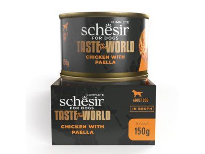 Schesir Dog Taste the World - Chicken with Paella 150g