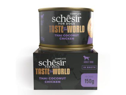 Schesir Dog Taste the World - Thai Coconut Chicken 150g