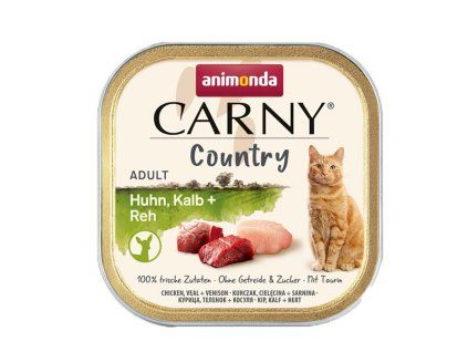 Animonda Carny Country Adult - Kura, teľa a jeleň 100g