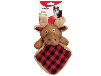 Plyšová hračka pre psa Camon Christman Editon - Vianočný sob 28cm