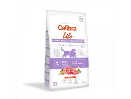 Calibra Dog Life Junior Small&Medium Breed Lamb 2,5kg