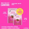 schesir cat born carnivore Maciatko cerstve kuracie s vajcom 255g