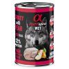 alpha spirit dog wet poultry farm mix 6x400g