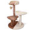 skrabadlo pre macky nobleza heart shaped s platformami hnede 1ks (1)