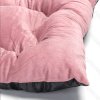 Vankúš zamat Nobleza Bone ružový 3 veľkosti S/M/L (80-130cm)