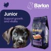 Výživné granule pre štenatá a mladých psov na podporu zdravého rastu Barkin Puppy & Junior s morčacím mäsom