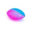 LED masážna svietiaca lopta RUGBY pre psa Nobleza 13cm