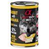 alpha spirit dog wet rabbit banana 400g
