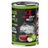 alpha spirit dog wet duck green apple 400g