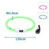 LED svietaci obojok Nobleza pre psa S-M 50cm