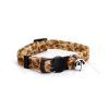 Leopardí obojok Nobleza pre mačku - Safety lock (Farba Hnedá)