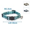 Leopardí obojok Nobleza nylón pre mačku - Safety lock
