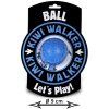 Kiwi Walker Lopta Maxi - modrá 9cm