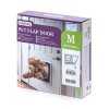 Dvierka pre psov a mačky Nobleza SilentFlap M biele 19,0x19,8cm