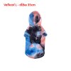 Mikina Tie-Dye pre psa Nobleza L 35cm (Farba Čierna)
